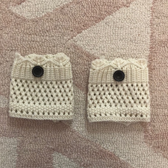 Shoes - Knit boot cuffs